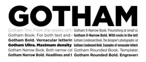 Gotham-font