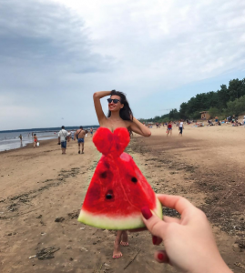 watermelon dress